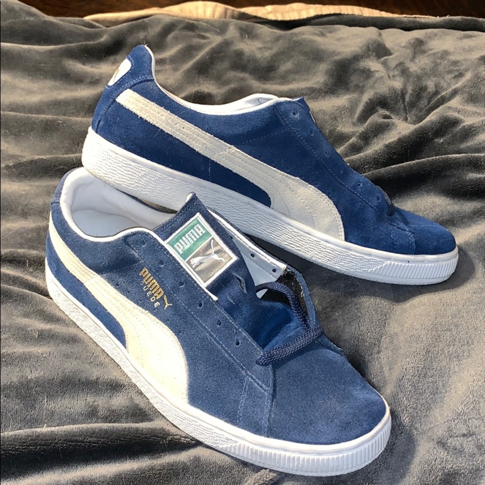 Retro suede puma sneakers